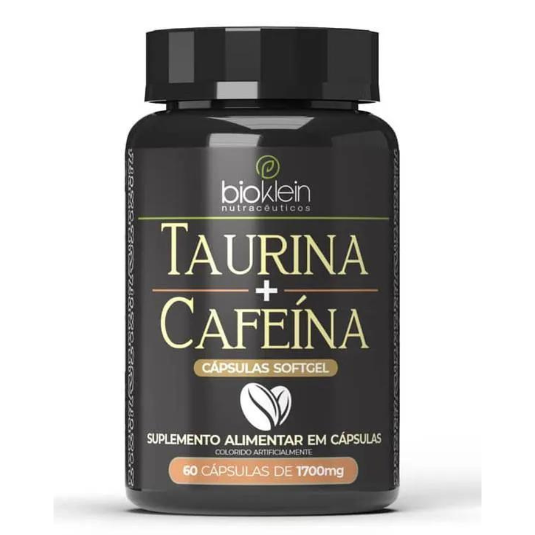 Ekofit Taurina Cafeina 1700mg - 60 cápsulas de softgel